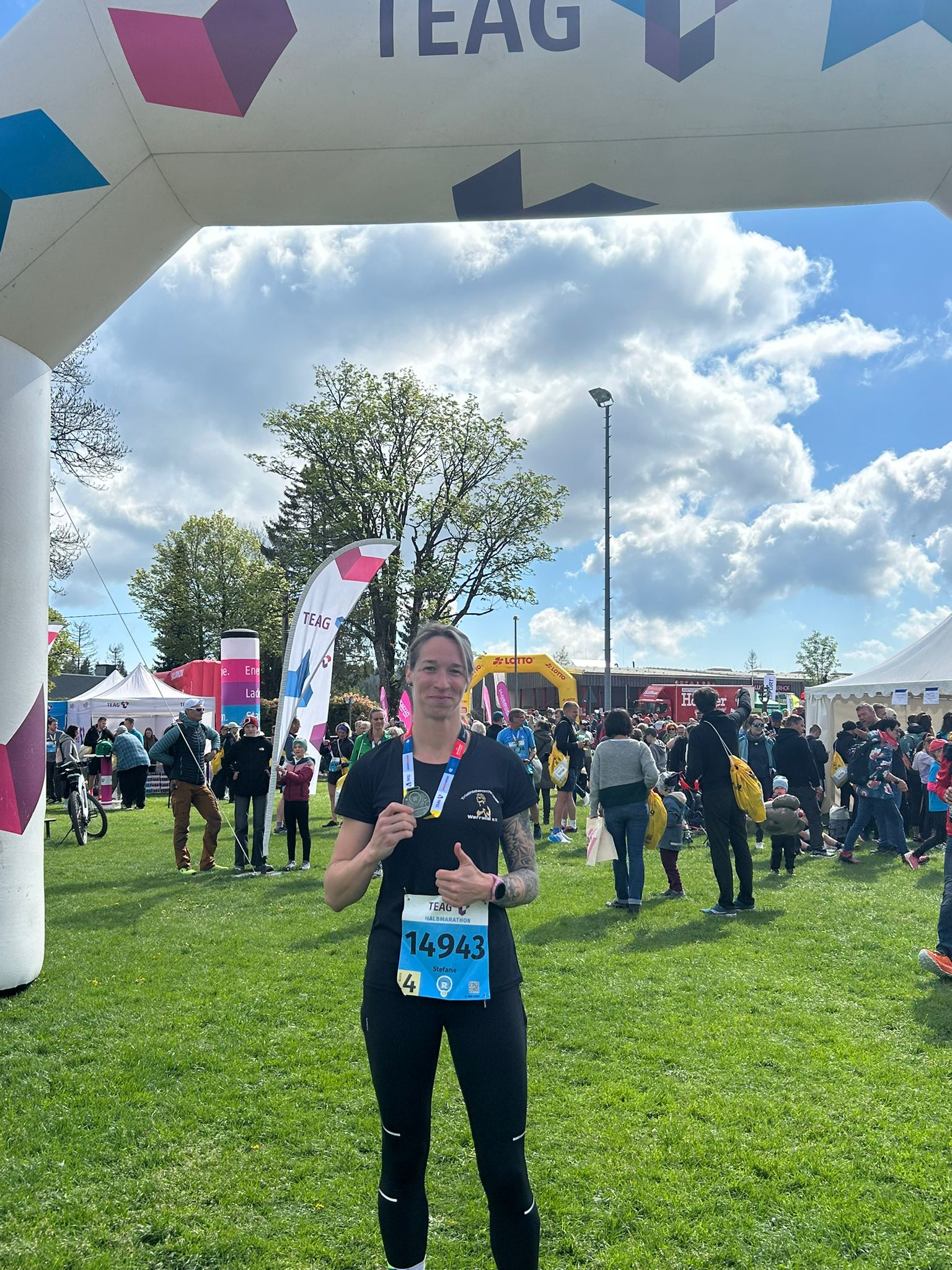 Stefanie Bornschier beim Rennsteiglauf 2026