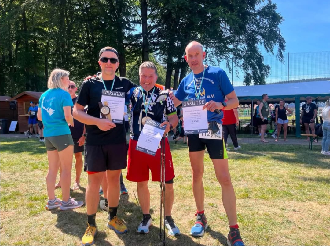 Thorsten Fey auf Platz 2 beim Panorama-Berglauf in Luisenthal
